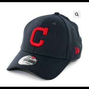 New Era Cleveland Indians MLB Team Classic 39THIRTY Flex Hat - Navy